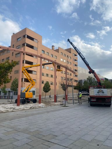 Retirada de estructura metálica Retirada de estructura metálica